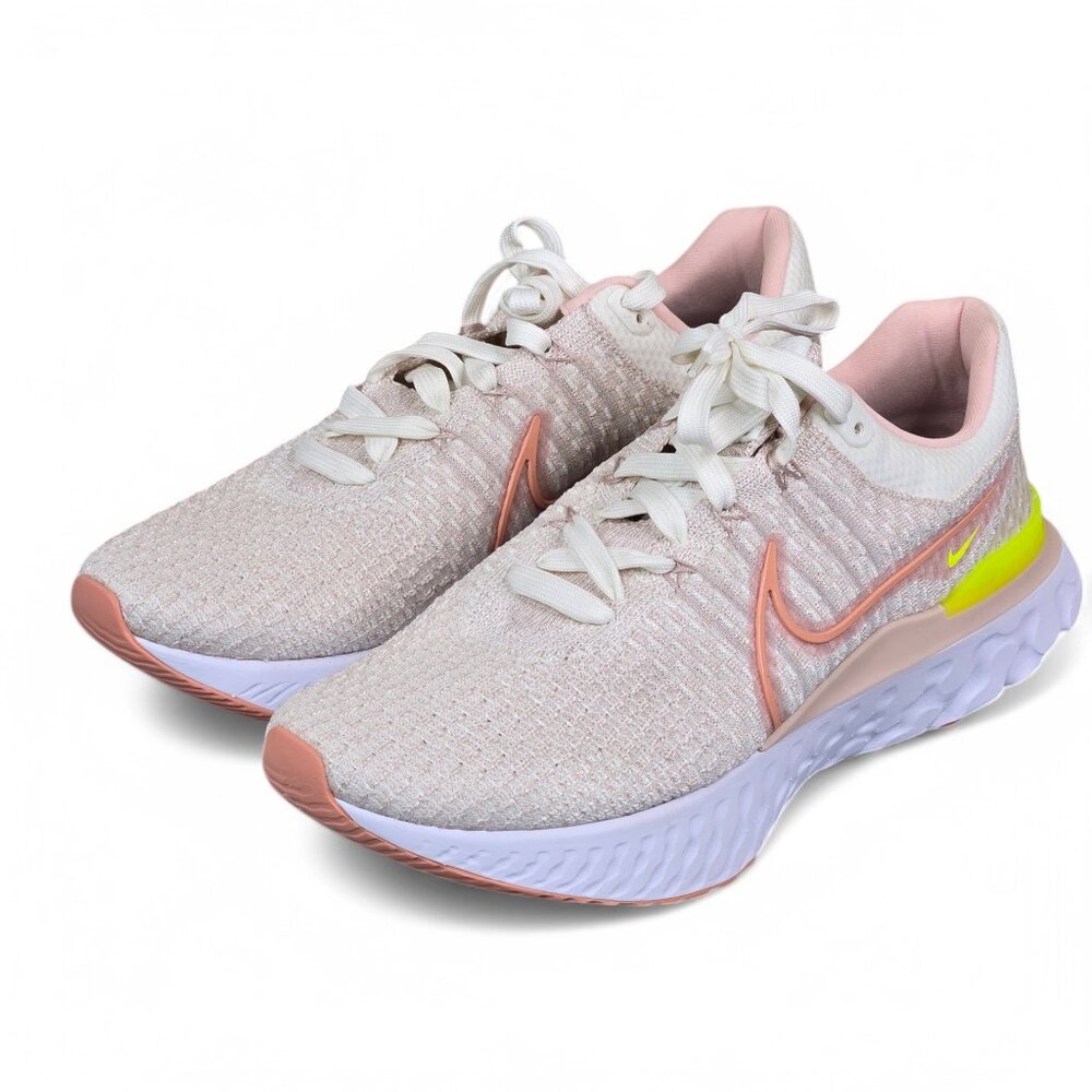Nike Shoes Womens Size 12 Flyknit Infinity Run 3 Light Madder Root Atmosphere